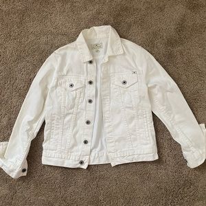 Lucky brand white denim jacket